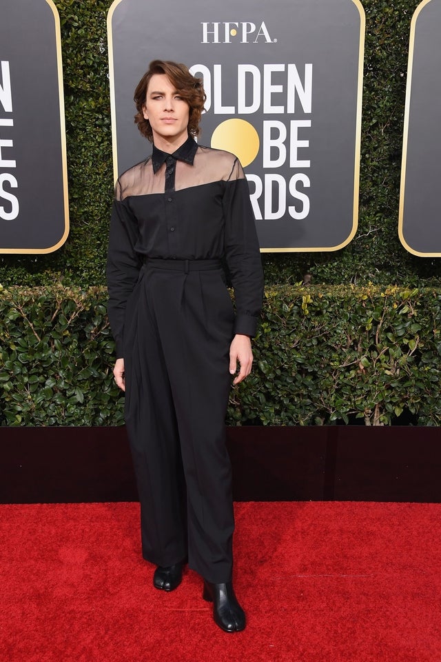 Cody Fern at Golden Globes