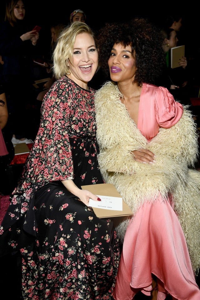 Kate Hudson and Kerry Washington at Michael Kors show