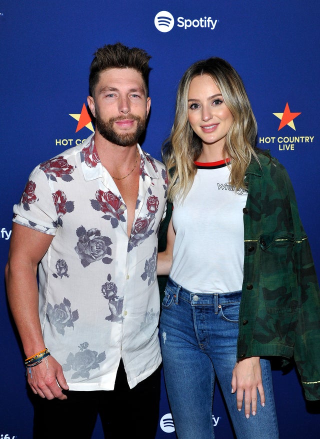 Chris Lane and Lauren Bushnell at FGL show