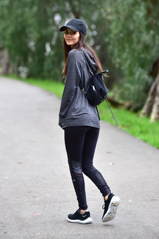 Victoria justice hiking in LA