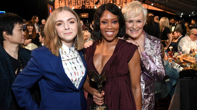 Elsie Fisher, Regina King and Glenn Close at Spirit Awards 2019