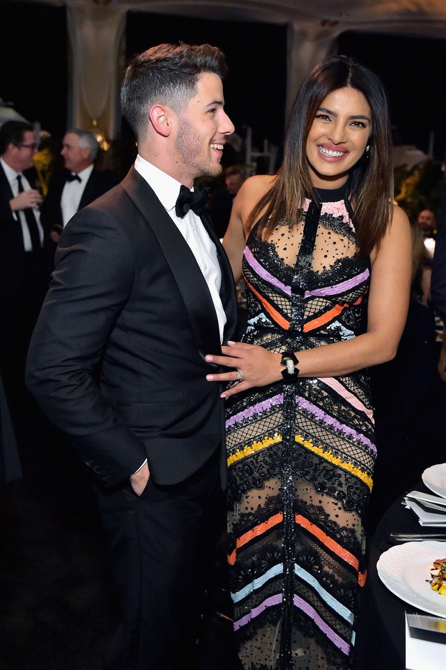 Nick Jonas and Priyanka Chopra at learning labs 2019 gala