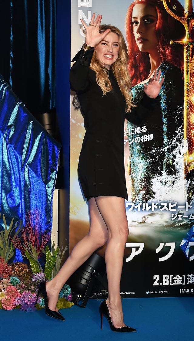 Amber Heard at aquaman premiere in tokyo