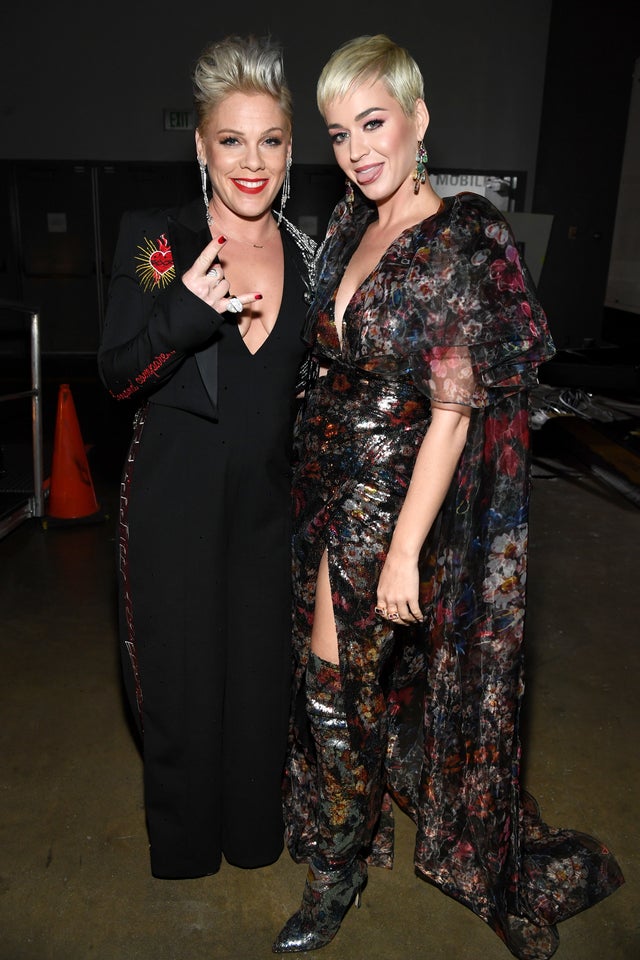 Pink and Katy Perry at MusiCares