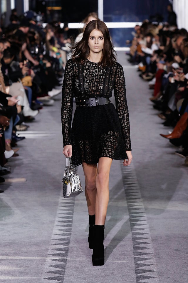 Kaia Gerber at Longchamp fall 2019 runway