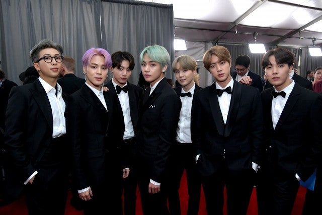 2019 GRAMMYs, BTS