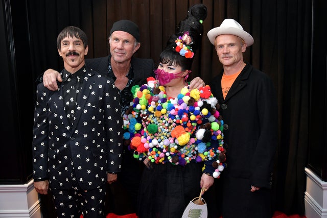 Red Hot Chili Peppers and Du Yen at 2019 grammys