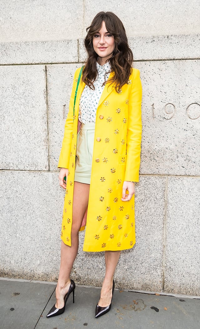 Shailene Woodley at Carolina Herrera show