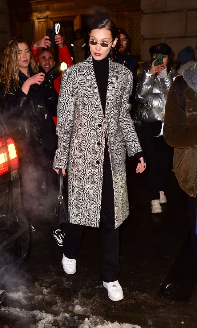  Bella Hadid leaves Oscar De La Renta fashion show