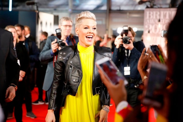 Pink at 2019 Brit Awards