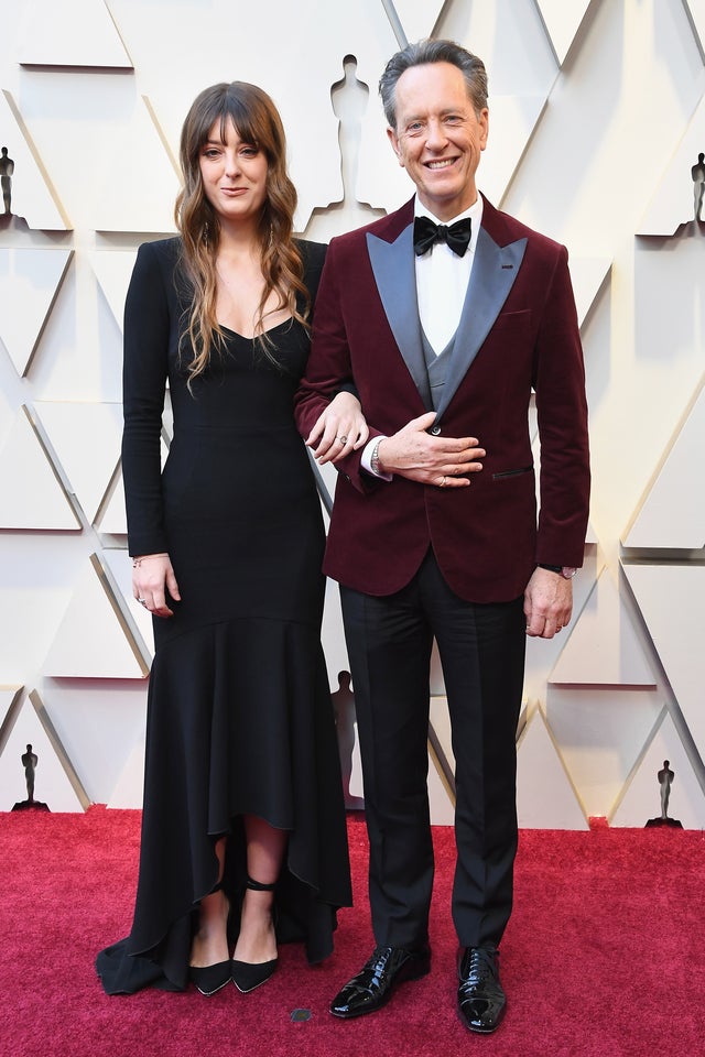 Richard E Grant and daughter at 2019 oscars