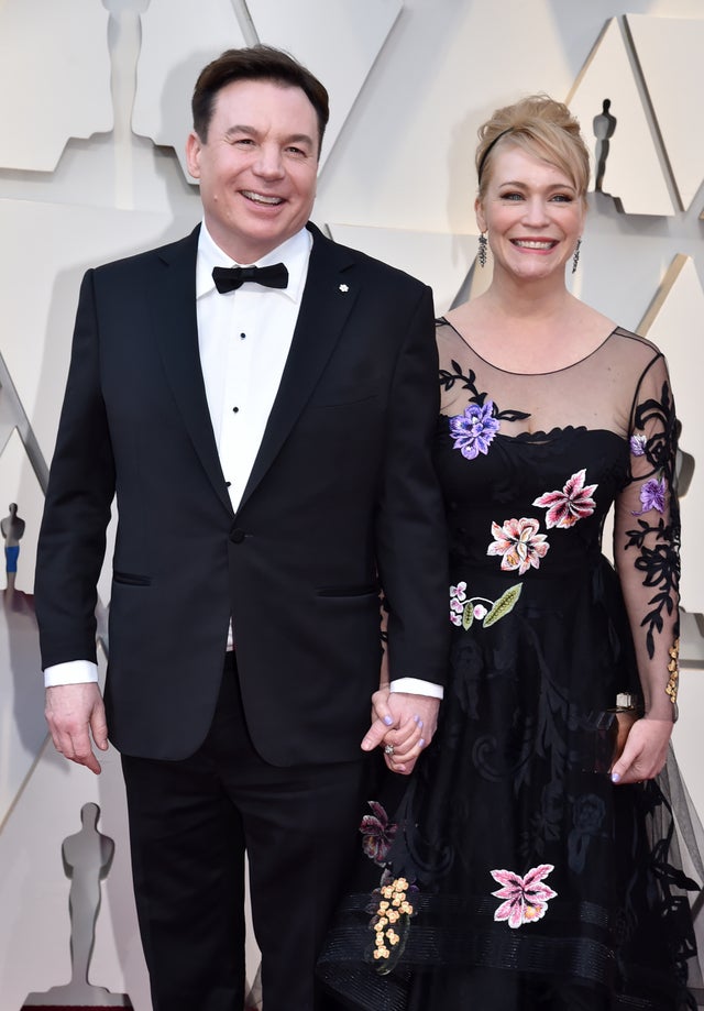 Mike Myers and Kelly Tisdale at 2019 oscars