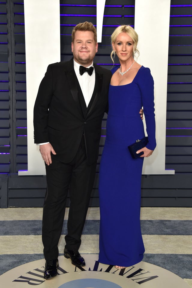 James Corden and Julia Carey at 2019 oscars