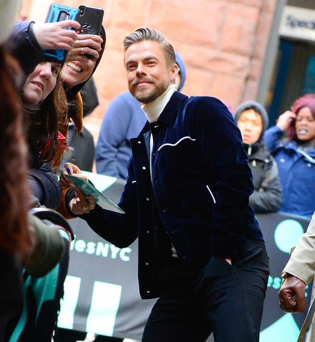 Derek Hough at AOL Build