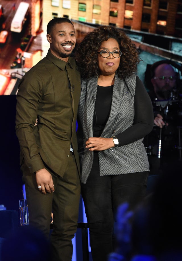 Michael B. Jordan and Oprah Winfrey at supersoul conversations