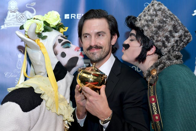 Milo Ventimiglia at hasty pudding