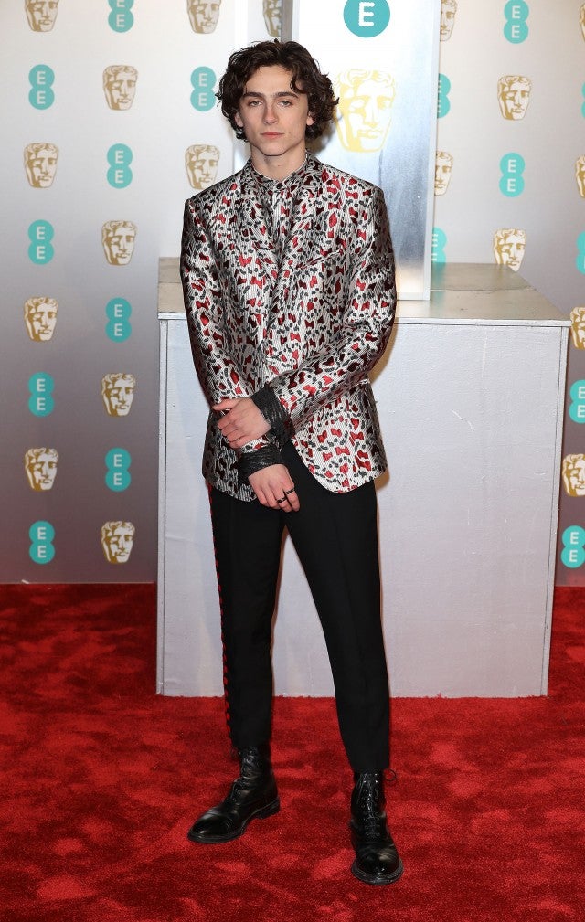 Timothee Chalamet at BAFTAS