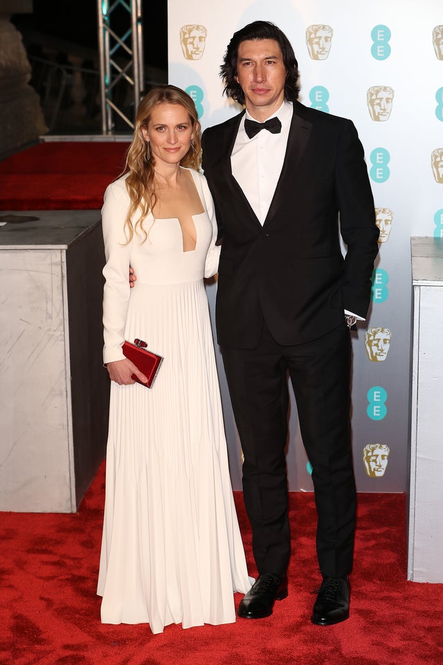 Joanne Tucker and Adam Driver at 2019 baftas