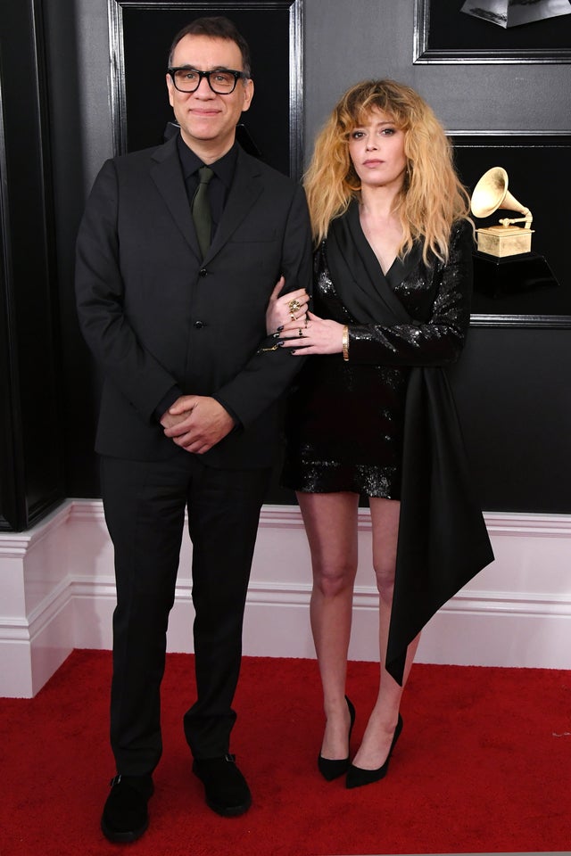 Fred Armisen and Natasha Lyonne at 2019 grammys