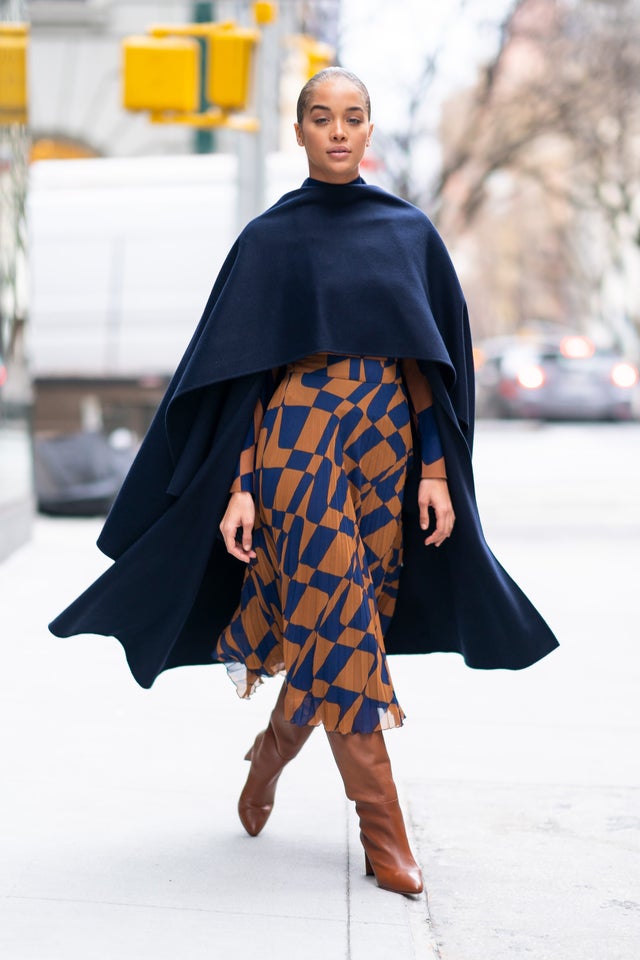 Jasmine Sanders at NYFW