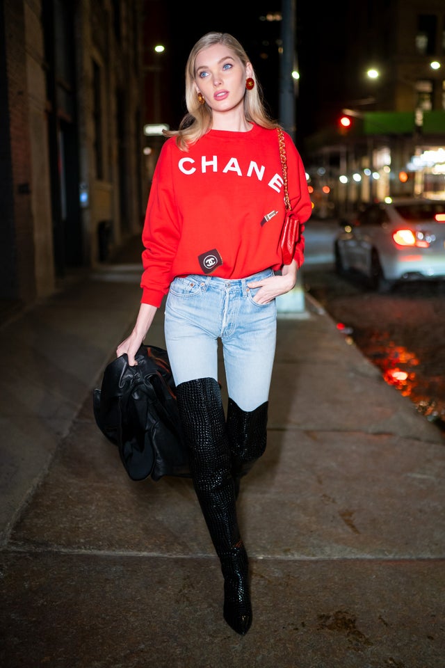 Elsa Hosk during NYFW