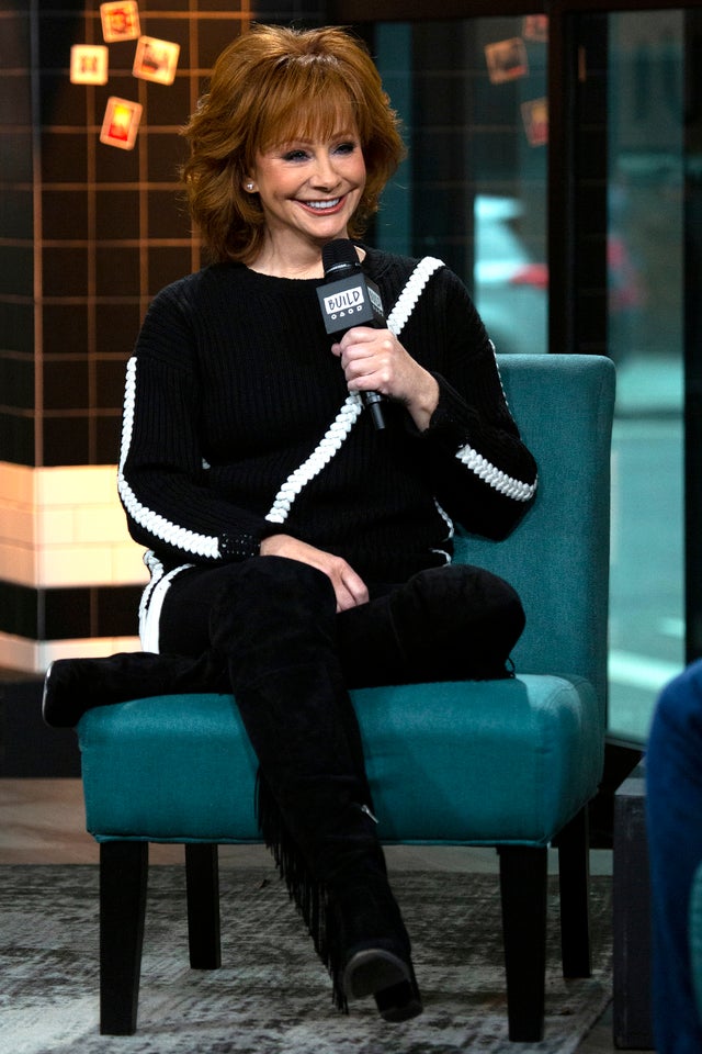 Reba McEntire at build studios