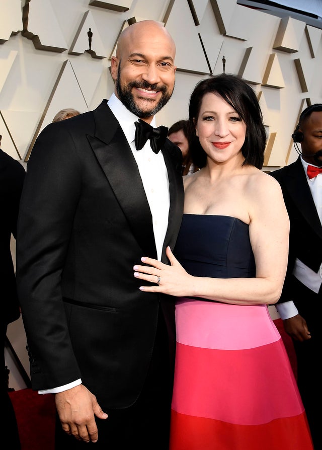 Keegan-Michael Key and Elisa Pugliese at 2019 oscars