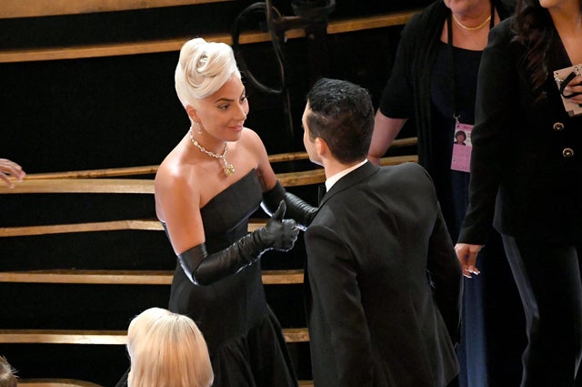 Lady Gaga and Rami Malek