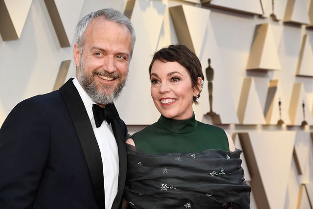 Ed Sinclair and Olivia Colman at 2019 oscars