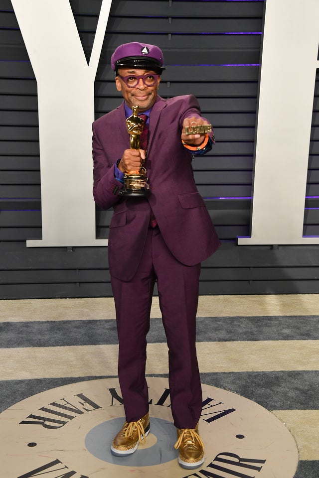 Spike Lee at the 2019 Vanity Fair Oscar Party 