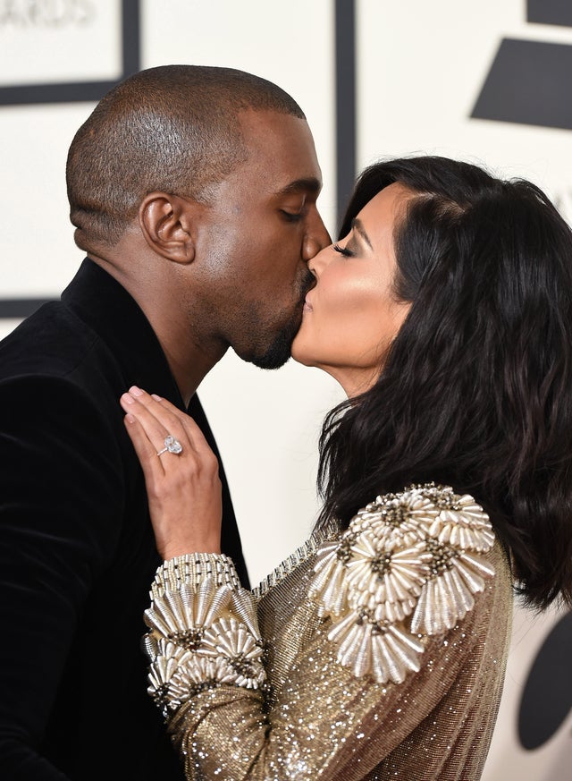 Kimye at 2015 grammys