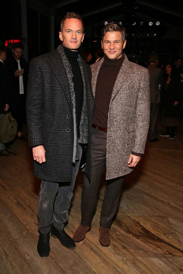 Neil Patrick Harris and husband at NYFW