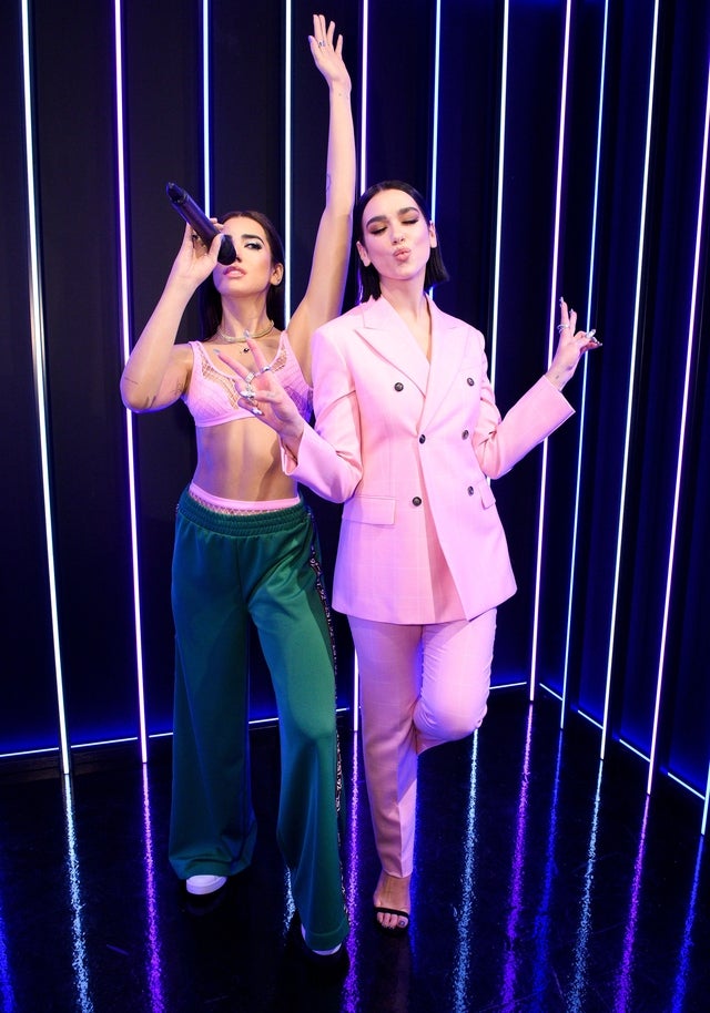 Dua Lipa at madame tussauds unveiling