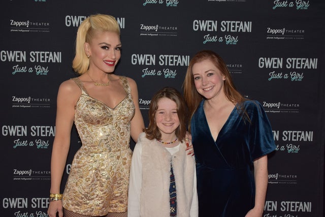 Gwen Stefani with alyson hannigan and daughter