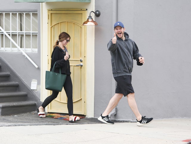 Katherine Schwarzenegger and Chris Pratt 