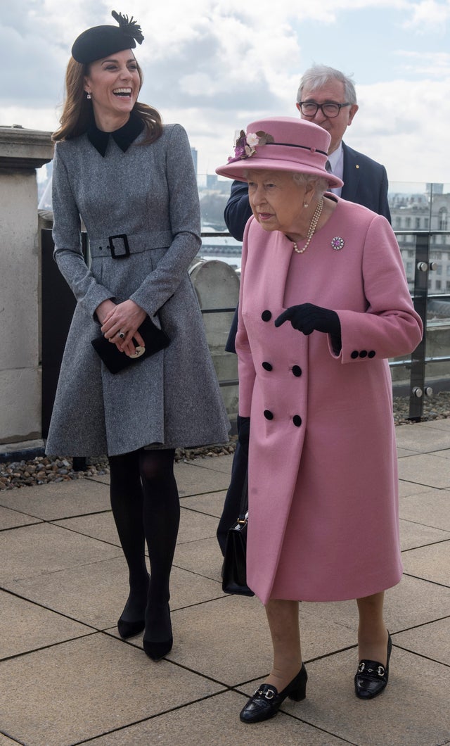 Kate Middleton and Queen Elizabeth