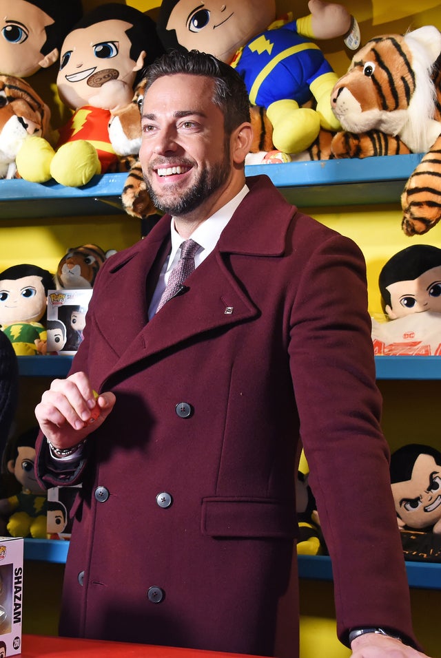 Zachary Levi at shazam fair in london