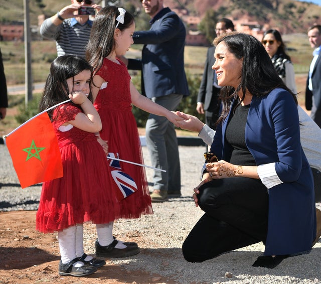 Meghan Markle at boarding house in morocco