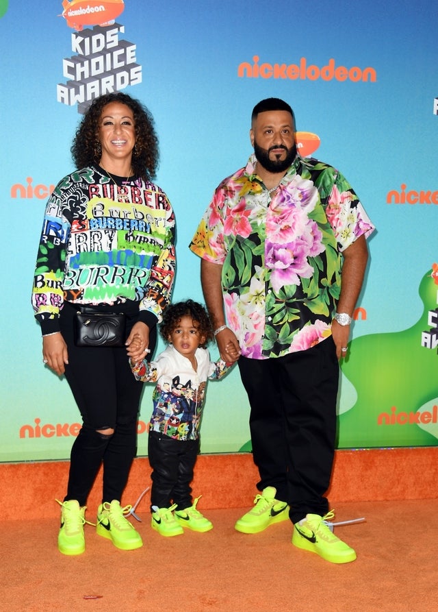 Nicole Tuck, Asahd and DJ Khaled Kids Choice Awards