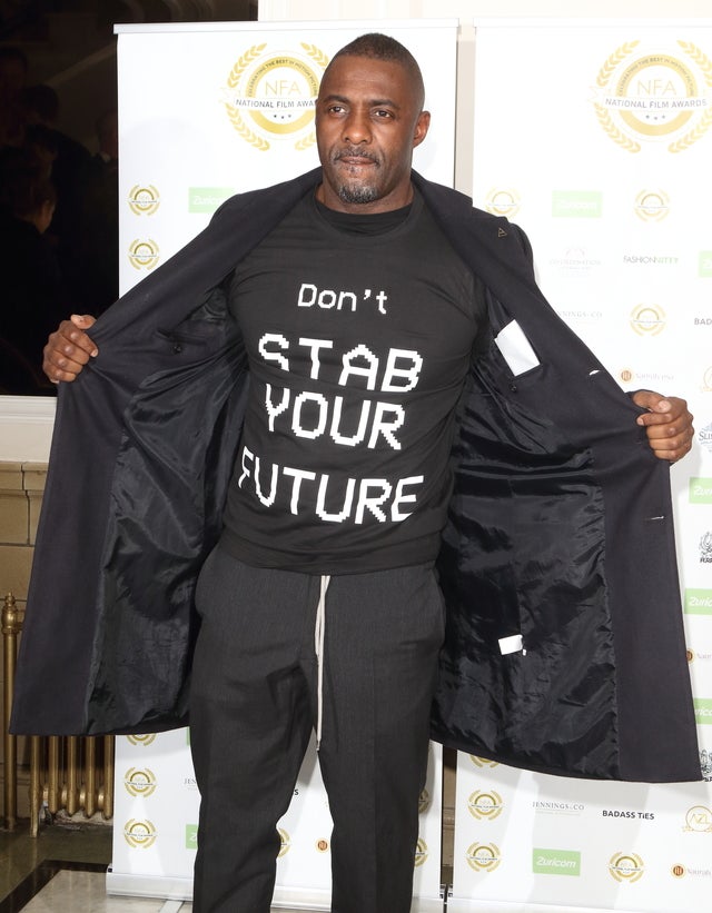 Idris Elba arrives at the National Film Awards