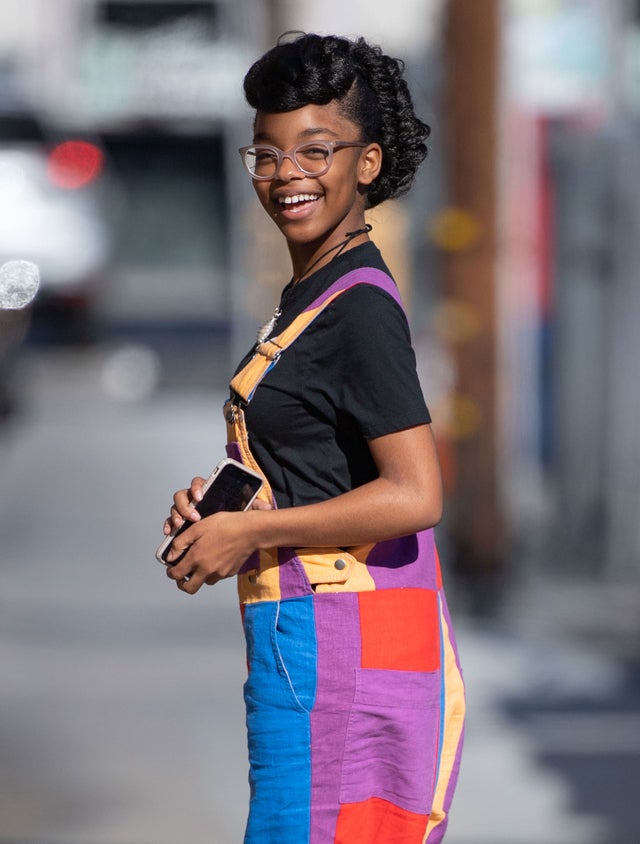 Marsai Martin at Jimmy Kimmel Live