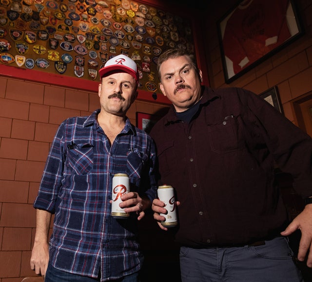 Steve Lemme and Kevin Heffernan at Tacoma FD premiere