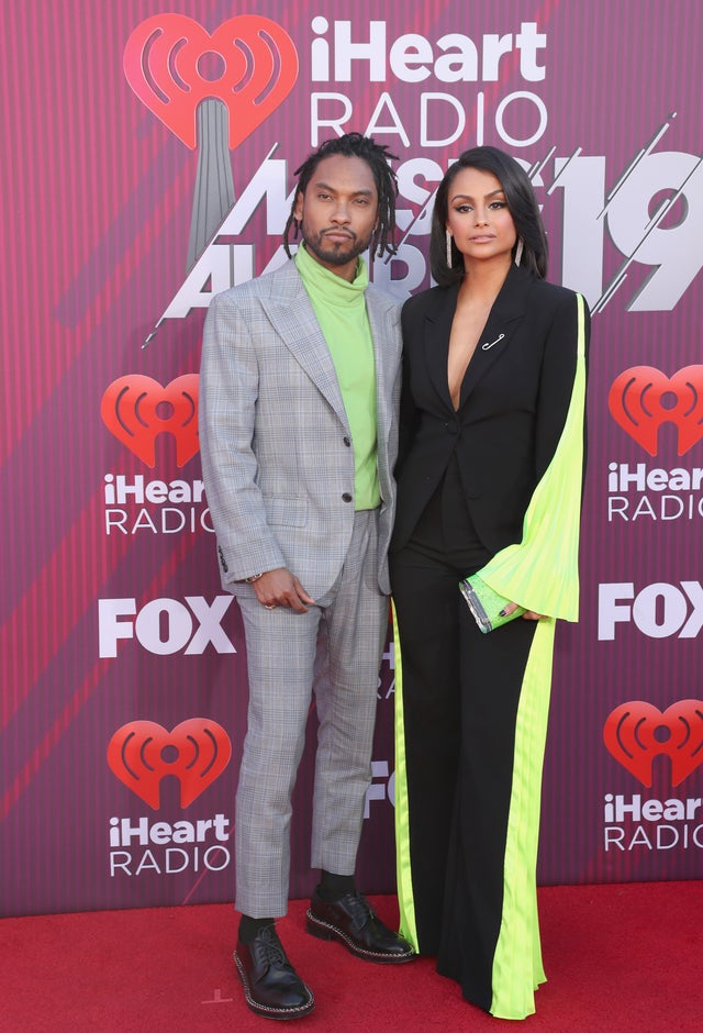 Miguel and Nazanin Mandi iHeartRadio Awards