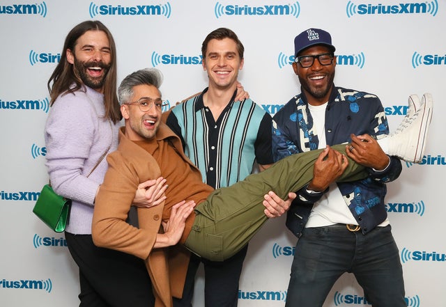 Jonathan Van Ness, Tan France, Antoni Porowski and Karamo Brown at siriusxm