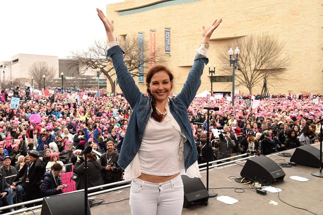 Ashley Judd at women's march 2017