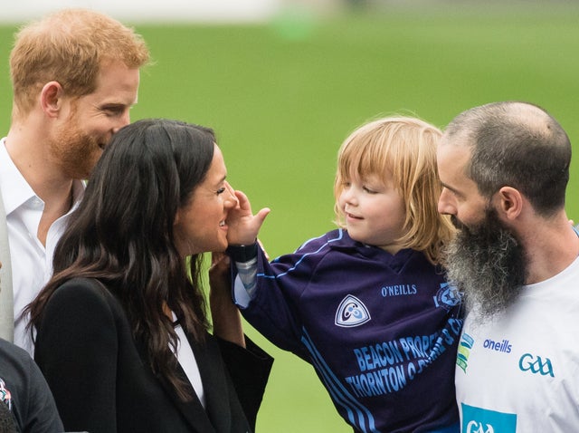 Harry and Meghan at Croke Park in Dublin