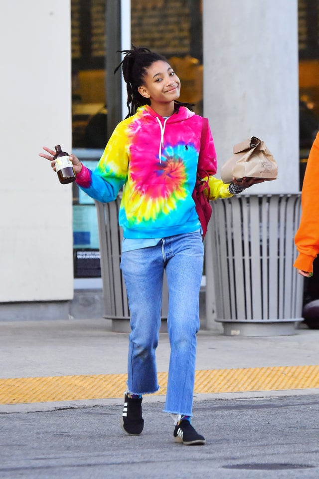 Willow Smith in tie-dye