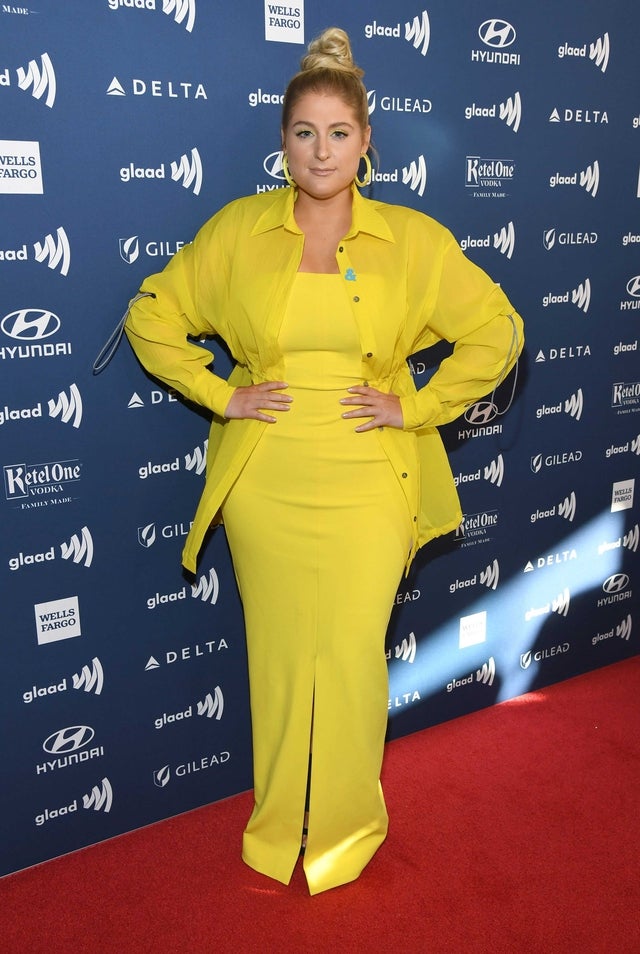 Meghan Trainor at the 30th Annual GLAAD Media Awards at the Beverly Hilton Hotel in LA on March 28