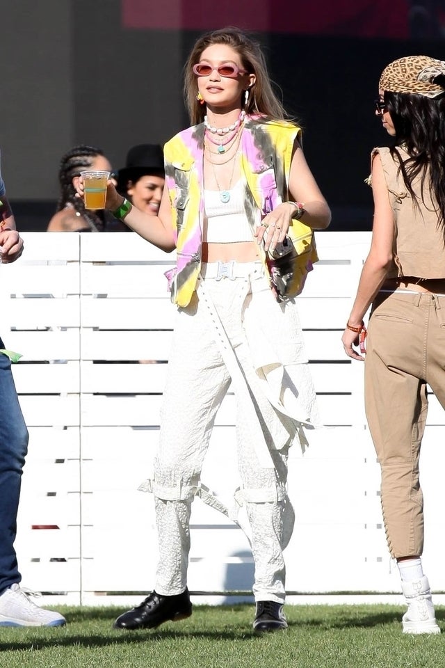 Gigi Hadid at Coachella day one