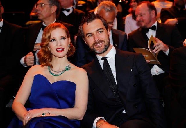 Jessica Chastain and husband in berlin